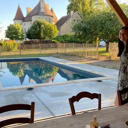 Authentique Grange Du Xveme Siecle Avec Jardin Et Animaux Admis - Fr-1-489-275 Landhuis Saint-Étienne-de-Vicq